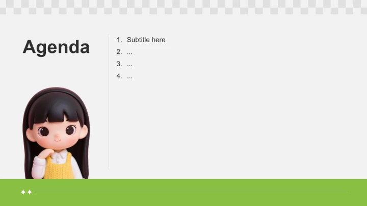 绿色卡通风职业生涯发展PPT主题