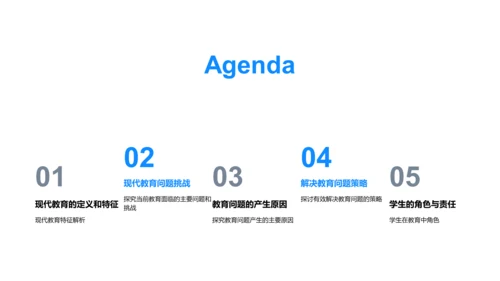 现代教育问题解析PPT模板