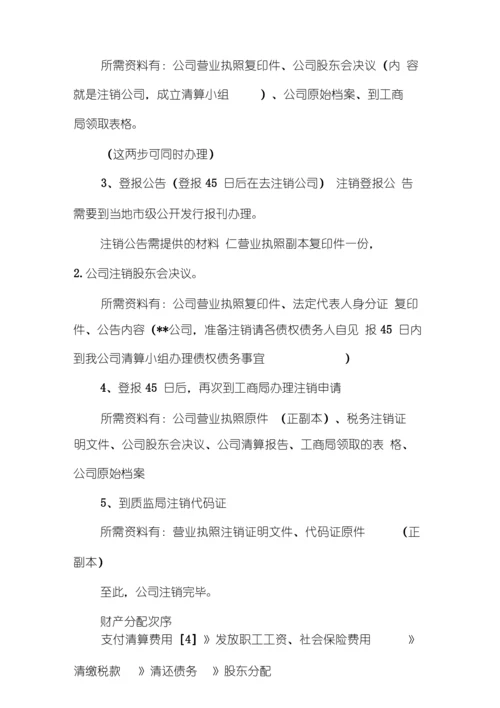 公司注销委托书范本(同名185996).docx