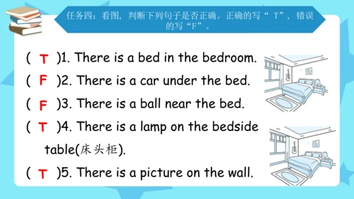Unit 5 There is a big bed 复习课件（词组+句型+语音+语法+写作指导）