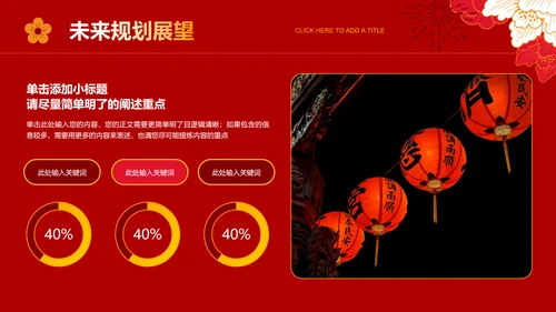 红色中国风过年通用模板