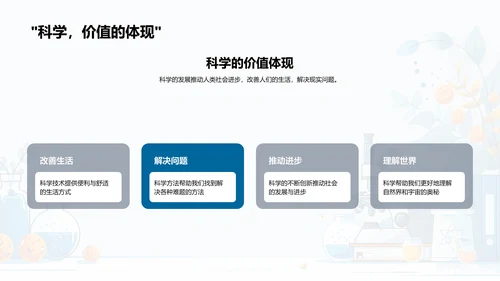 探秘科学世界PPT模板