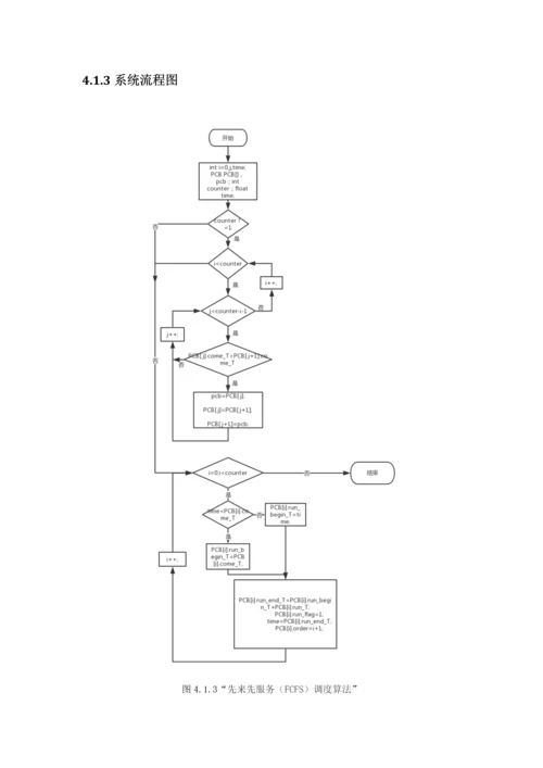 操作系统优质课程设计基础报告进程调度.docx