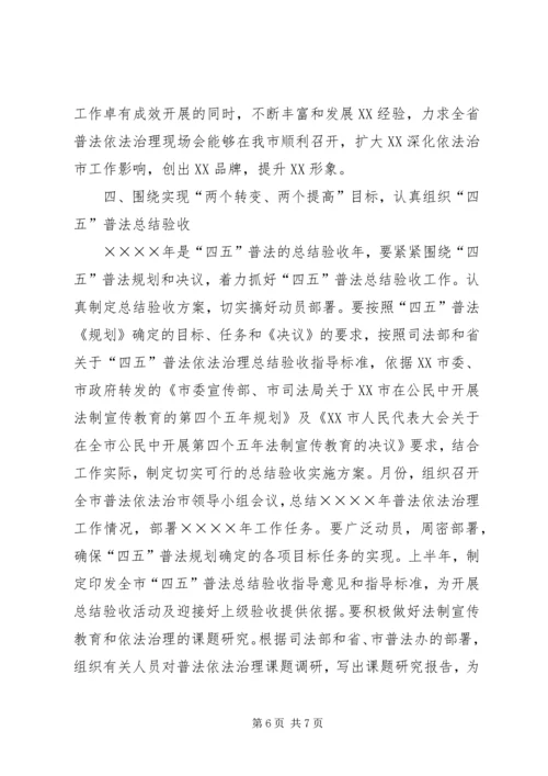 全市普法依法治理工作要点 (3).docx