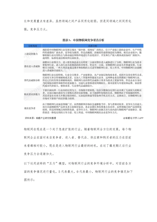 中国物联网行业市场竞争格局分析-市场竞争激烈且市场集中度有所提升.docx