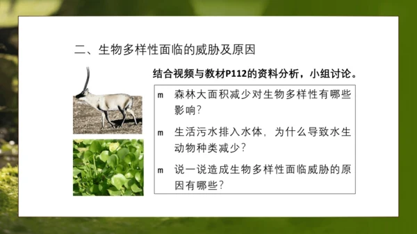人教版生物八年级上册6.3《保护生物的多样性》课件(共27张PPT)