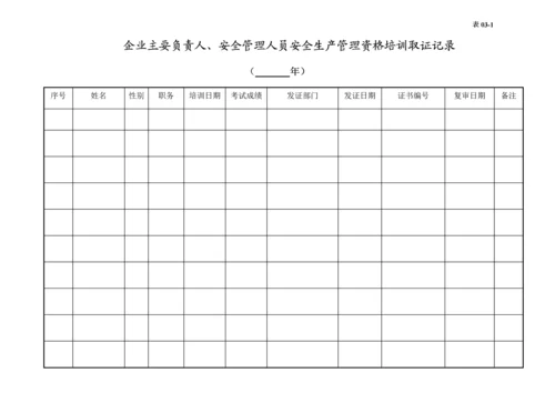 编号03 安全培训教育台账.docx