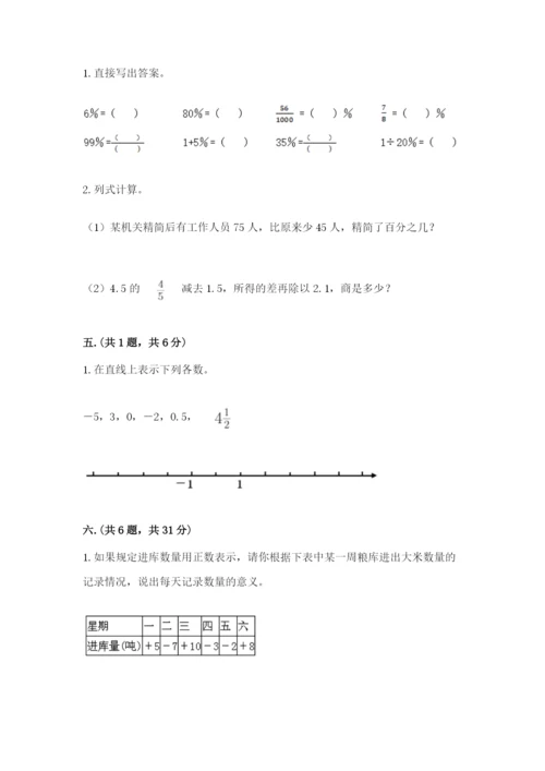 苏教版六年级数学小升初试卷精品（全国通用）.docx