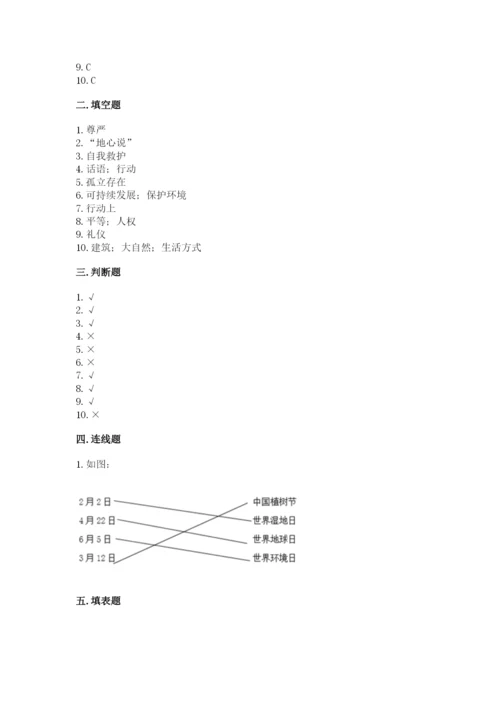 部编版六年级下册道德与法治期末测试卷【b卷】.docx