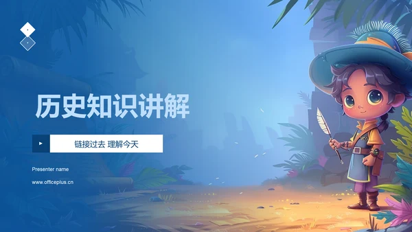 历史知识讲解PPT模板