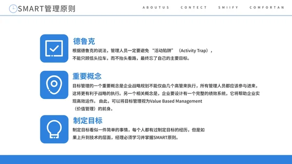 SMART原则目标管理培训课件PPT模板