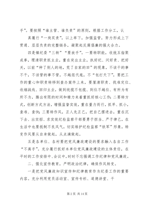 篇一：XX年XX镇党风廉政建设和反腐败工作计划 (3).docx