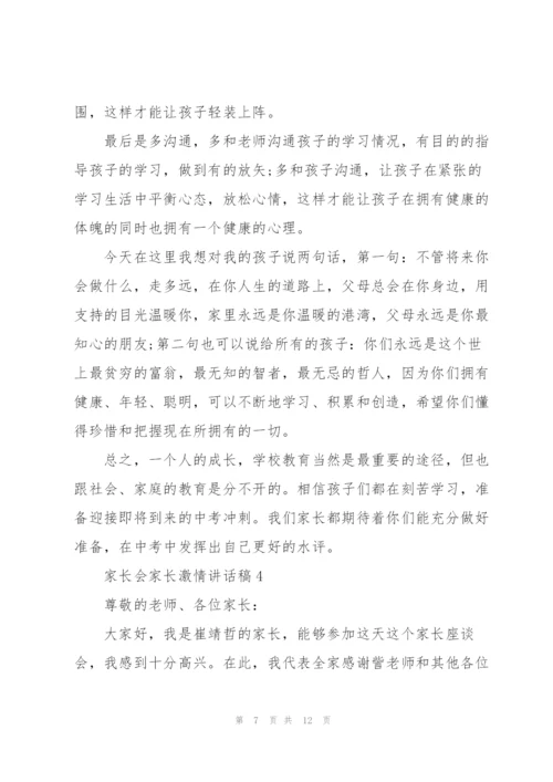 家长会家长激情讲话稿5篇.docx