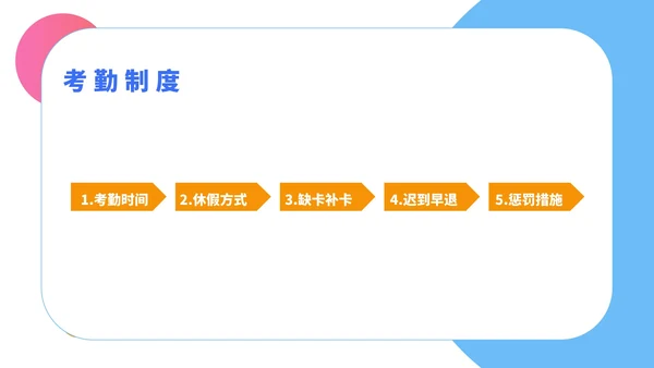 小清新公司新员工入职培训PPT模板
