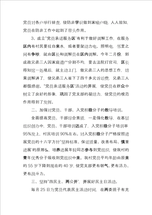 农村党支部个人工作总结3篇