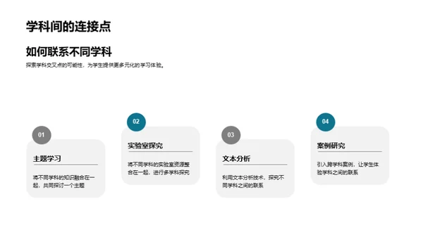 跨学科教学新解