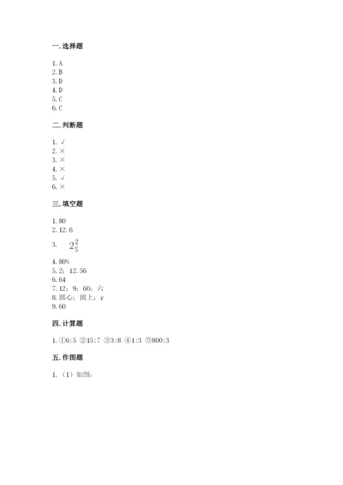 小学数学六年级上册期末考试试卷及参考答案【培优】.docx