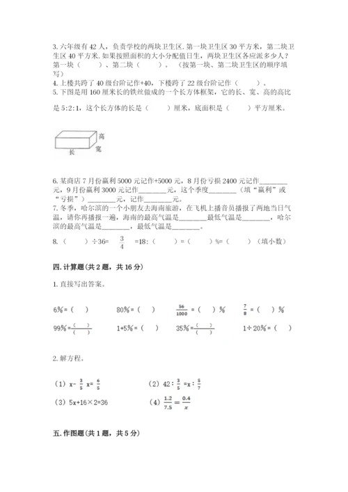 人教版六年级下册数学期末测试卷精品【预热题】.docx