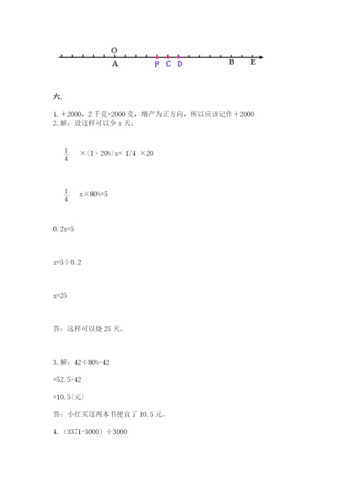 山西省【小升初】2023年小升初数学试卷精选.docx