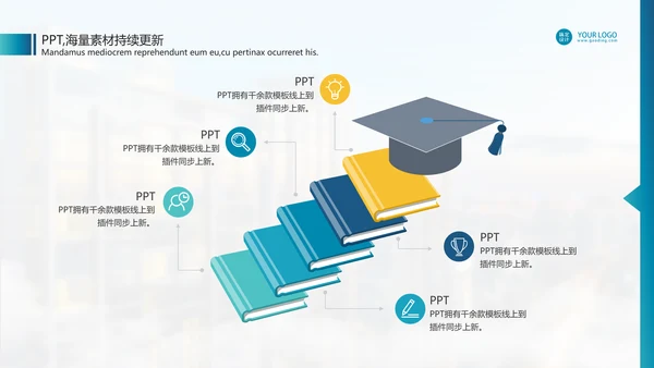 学校课程展示教学公开课通用PPT模板