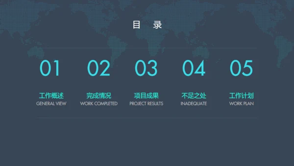 全球版图工答总结计划通用PPT模板