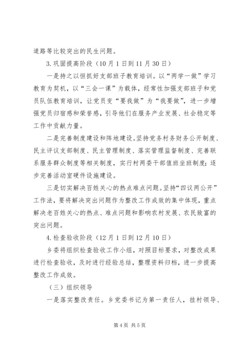 软弱涣散党组织整改方案.docx