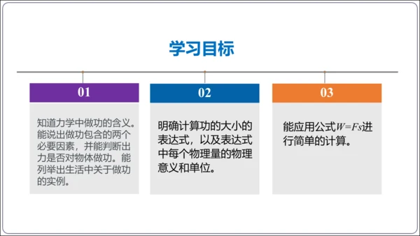 11.1 功【2024春人教八下物理同步精品备课（课件）】21页ppt