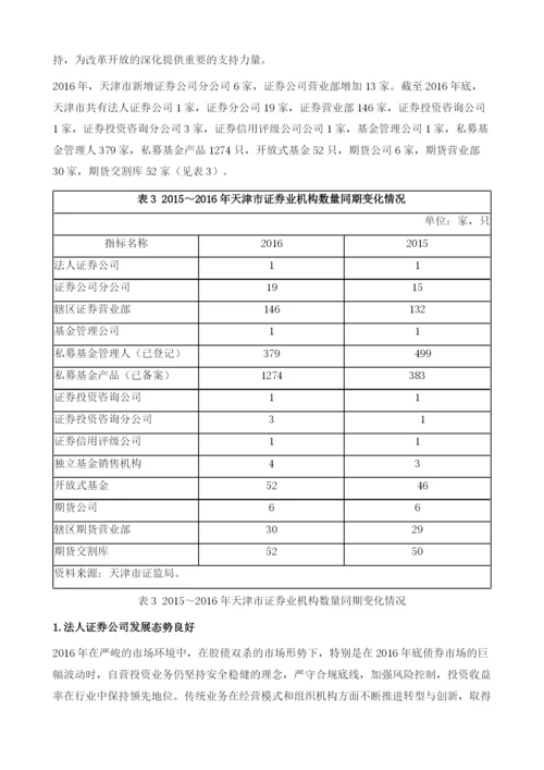 天津市金融机构发展.docx