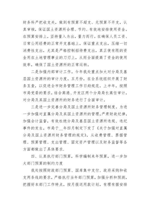 政府财务工作总结报告个人.docx