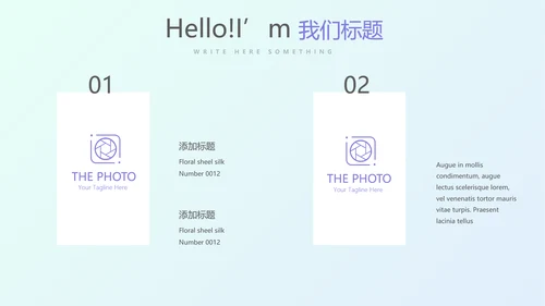 炫彩时尚公司产品介绍宣传通用PPT动态模板