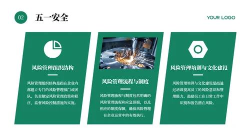 绿色插画风五一劳动节防溺水安全教育主题班会PPT模板