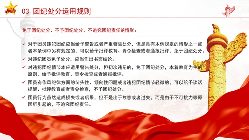 中国共产主义青年团纪律处分条例（试行）解读学习PPT