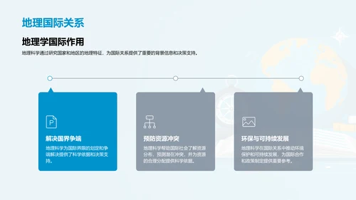 探索地理科学PPT模板