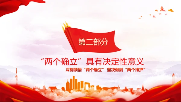 两个确立党的百年奋斗史成就经验决议PPT