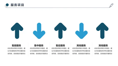 蓝色简约风商务公司介绍企业宣传ppt模板