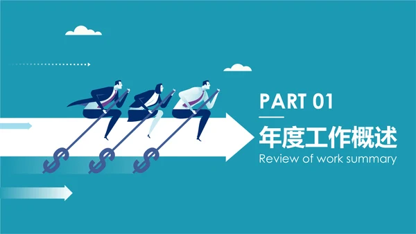 2019市场销售部营销工作总结计划PPT