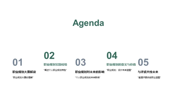 职业规划大赛汇报