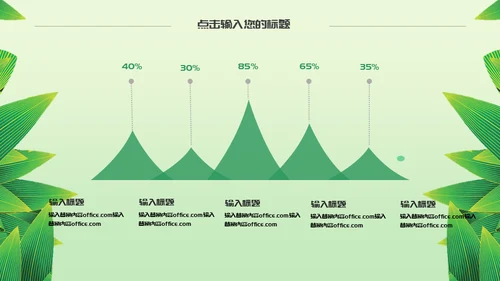 浓情端午节绿意通用PPT模板