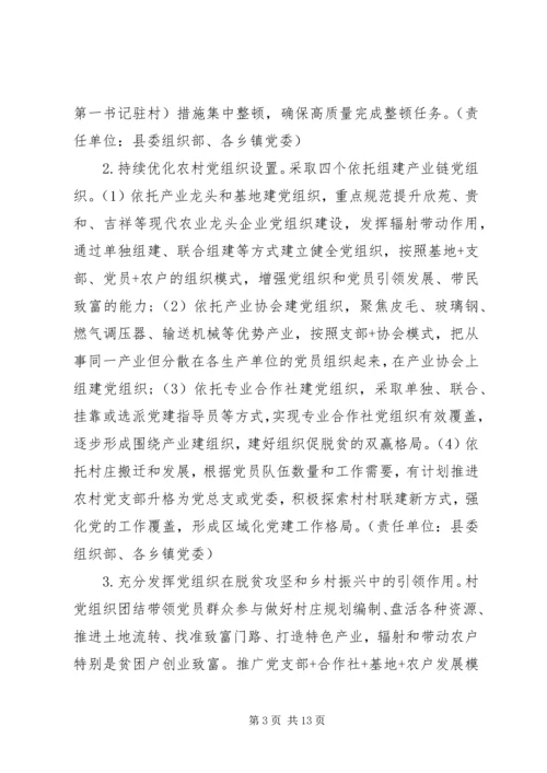 全县”抓党建、促脱贫、保小康”活动实施方案.docx