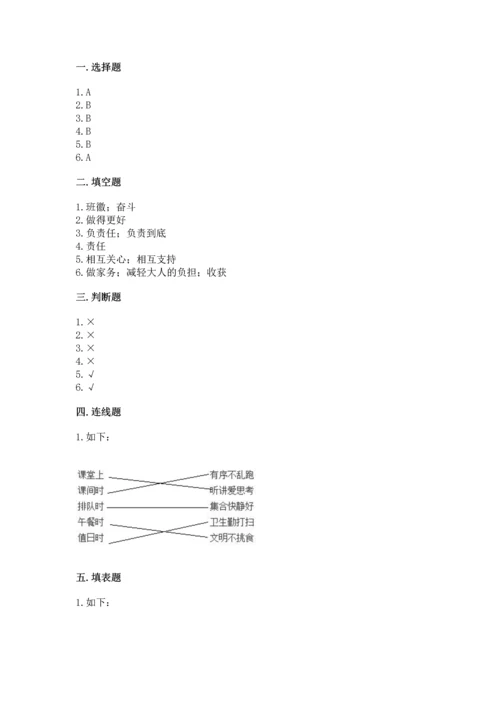 部编版四年级上册道德与法治期中测试卷含答案【典型题】.docx