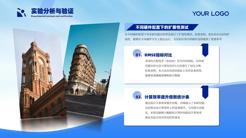 蓝色系课题研究毕业论文答辩PPT模板