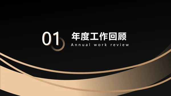 黑金不规则约商简务PPT模板