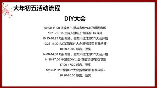 春节龙腾庙会活动执行策划方案PPT模板