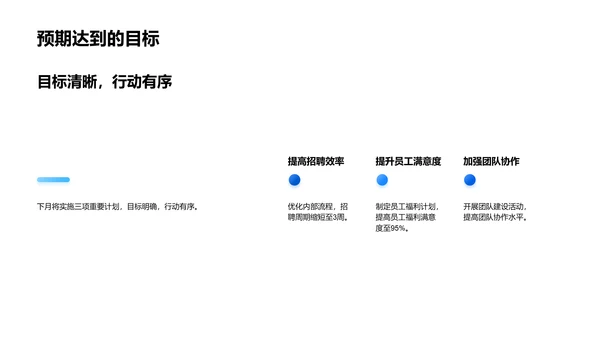 月度人资行政工作汇报