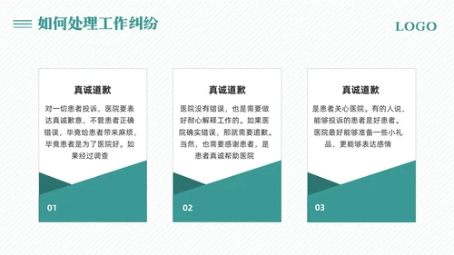 绿色简约医院窗口服务礼仪培训PPT模板宣传PPT动态PPT