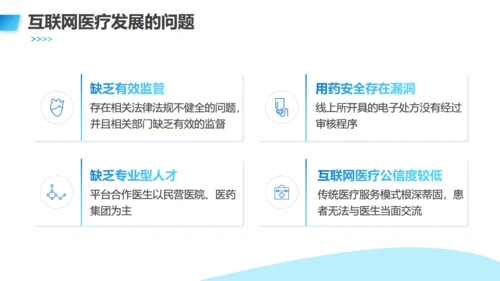 互联网医疗发展现状与趋势医疗项目汇报通用PPT模板