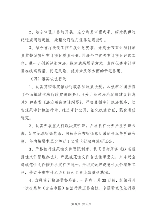 市审计机关行政工作计划范文 (2).docx