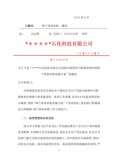 安全双重预防体系体系建设方案.docx