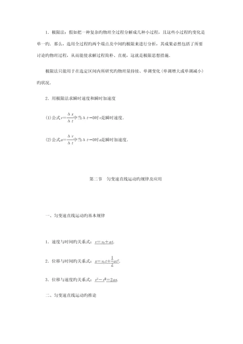 2023年高中物理知识点清单非常详细.docx