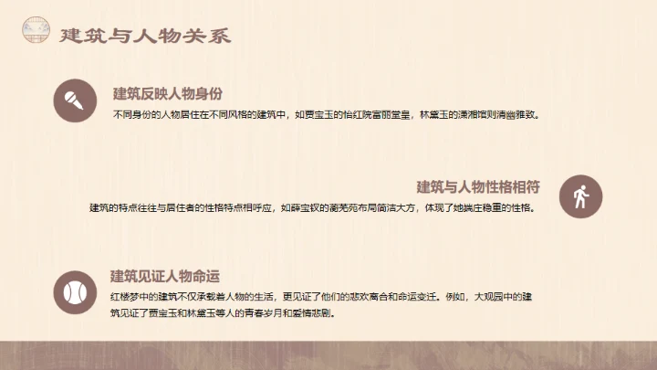 红楼梦的建筑文化通用PPT模板